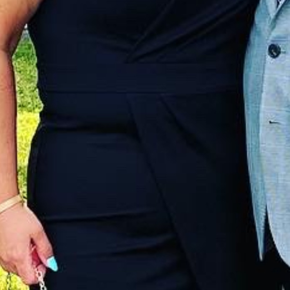 Love By Design Black Strapless Dress